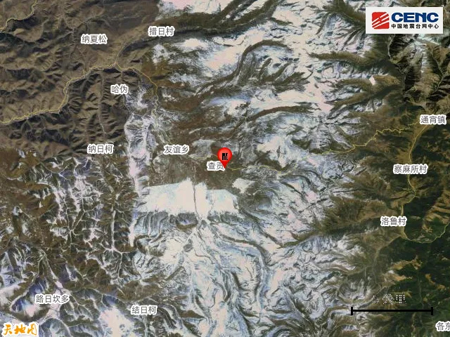 四川甘孜州新龙县发生3.0级地震